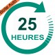 Forfait 25 heures : 1560€ (payable en 3 X 520€)