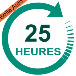 Forfait 25 heures : 1560€ (payable en 3 X 520€)