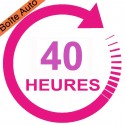 Forfait 40 heures : 2400€ (payable en 4 X 600€)