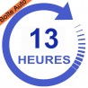 Forfait 13 heures : 990€ (payable en 3 X 330€)