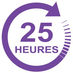 Forfait 25 heures : 1320 € (payable en 3 X 440 €)