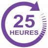 Forfait 25 heures : 1500€ (payable en 4 X 375€)