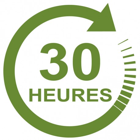 Forfait 30 heures : 1500 € (payable en 3 X 500€)