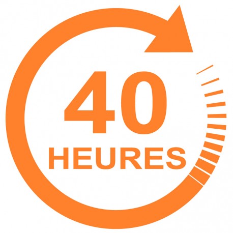 Forfait 40 heures : 1980 € (payable en 3 X 660 €)