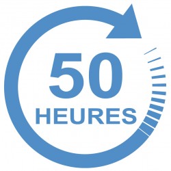 Forfait 50 heures : 2400 € (payable en 4 X 600 €)